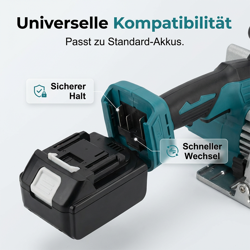 🔥 50% RABATT IDAG 🛠️ Höghastighets sladdlös cirkelsåg ⚡ Kraftfull borstlös motor, dubbla batterier & professionell prestanda 🔋