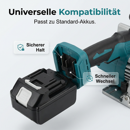 🔥 50% RABATT IDAG 🛠️ Höghastighets sladdlös cirkelsåg ⚡ Kraftfull borstlös motor, dubbla batterier & professionell prestanda 🔋