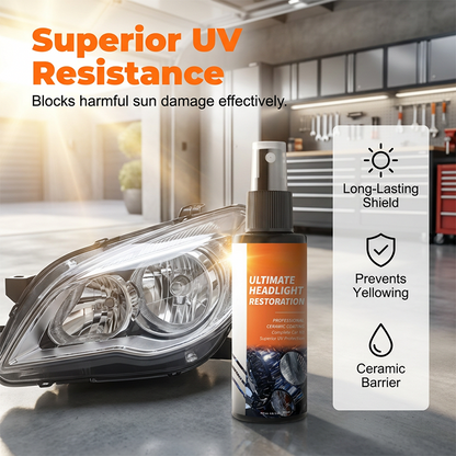 🔥🎁 50% RABATT – NYHET ✨ Bilens strålkastare ser ut som nya igen 🌿 Professionellt renoverings-spraykit 💡