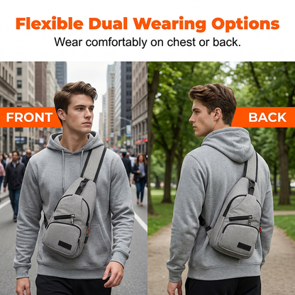 🎒 50% RABATT NU!⛰️ Outdoor Sport Sling Pack – Multifunktionell, Hållbar & USB Port – Urban Pendlare Essential 🚴‍♂️