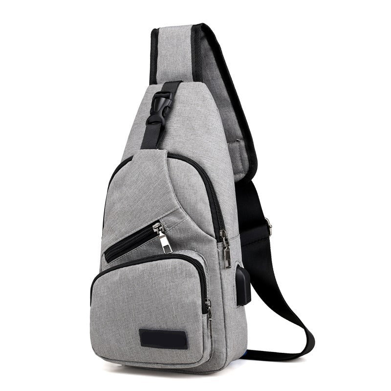 🎒 50% RABATT NU!⛰️ Outdoor Sport Sling Pack – Multifunktionell, Hållbar & USB Port – Urban Pendlare Essential 🚴‍♂️