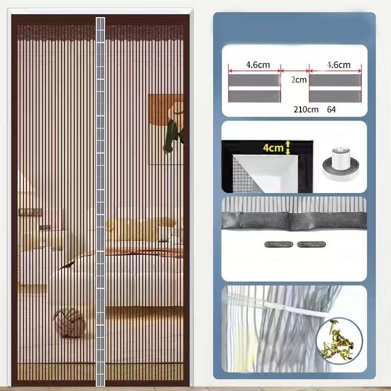 🧲🔥 50% RABATT 🌿 Praktisk myggskyddslösning för hemmet 🏡 Magnetgardin – enkel att installera, perfekt för sommaren ☀️