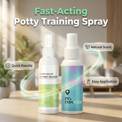 🔥 50% RABATT 🐶 Pet Potty Training Spray ✨ Hjälper din hund att lära sig rätt plats snabbare – för ett renare och tryggare hem 🏡