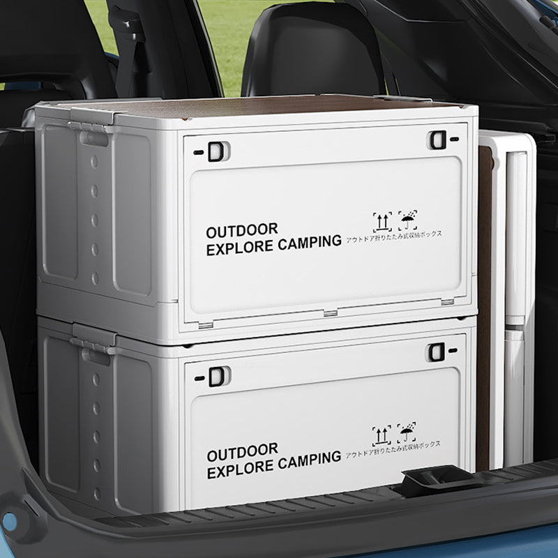 ⛺ MEGA DEAL: -50% 🔥 Hopfällbar campinglåda med trälock – snygg, praktisk & perfekt för äventyr 🚙✨