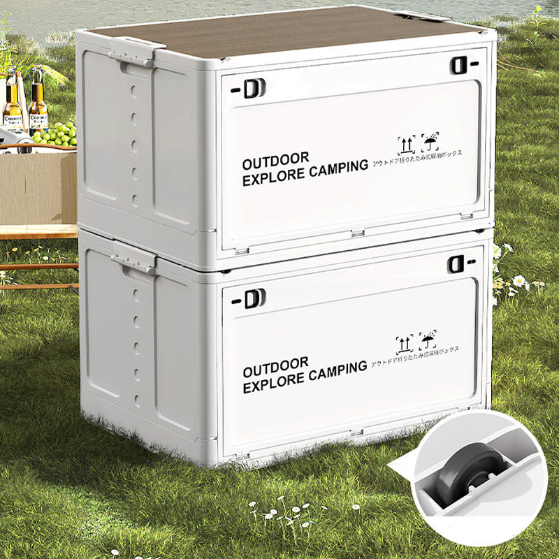 ⛺ MEGA DEAL: -50% 🔥 Hopfällbar campinglåda med trälock – snygg, praktisk & perfekt för äventyr 🚙✨