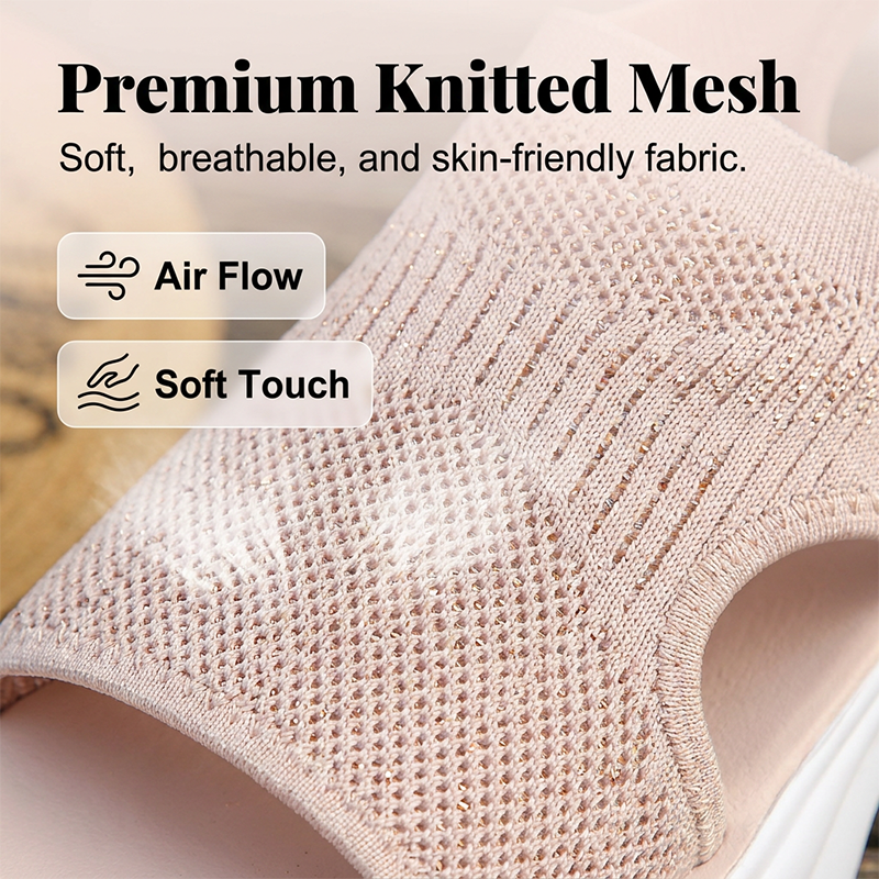 ⏰ 50% RABATT 💥 Sommarsandaler för dam 🌿 luftiga platformsandaler i mesh – perfekt för varma dagar ☀️