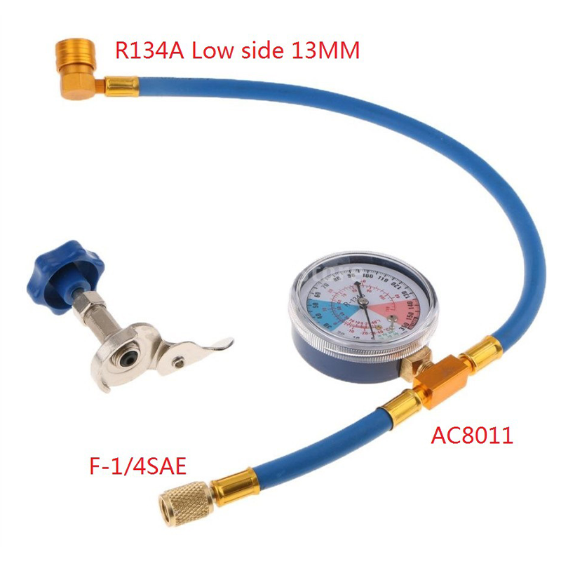 ❄️🔧 50% RABATT NU! 🚗 R134a AC påfyllningskit med mätare – läcksäker DIY-lösning för bil & hem-AC ✨