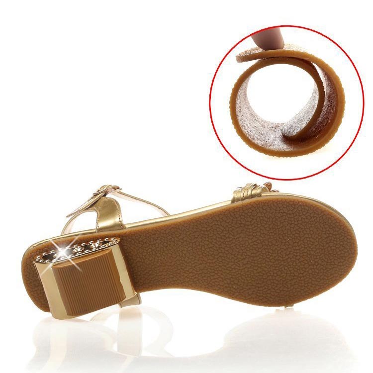 🔥 50% RABATT – SISTA DAGEN ⏰👡 Eleganta damsandaler med strass & metalldetaljer ✨ Bekväma, stilfulla & perfekta för sommaren ☀️