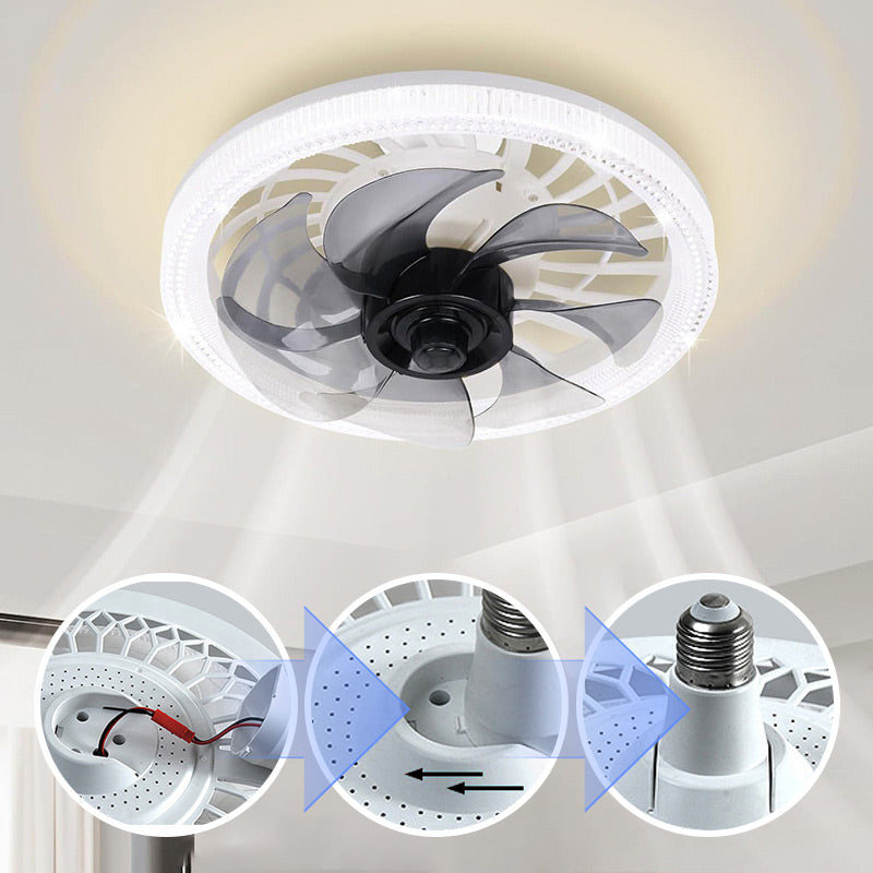 🌙 50% RABATT 💥 Tyst 2-i-1 Fläkt + LED-lampa 💡 perfekt komfort för varma nätter & lugn sömn 🛌✨