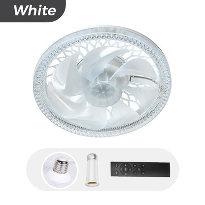 🌙 50% RABATT 💥 Tyst 2-i-1 Fläkt + LED-lampa 💡 perfekt komfort för varma nätter & lugn sömn 🛌✨