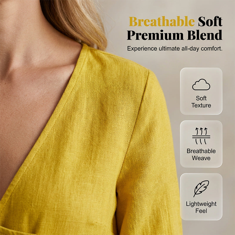 🌸 50% rabatt 💫 Vintageinspirerad skjortklänning med lång ärm – stilren, feminin & perfekt för vardagen ✨