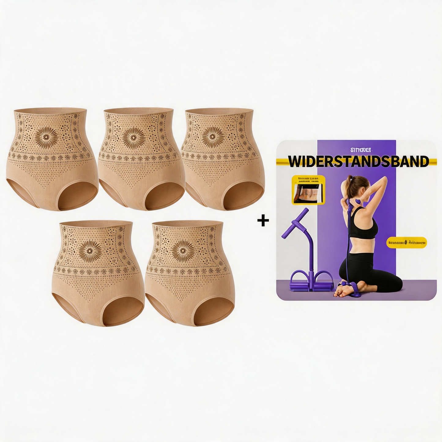 💥 LIMITED DEAL: -50% 👙 Höga midja shaping shorts för damer 🔥 slätar ut, lyfter & ger snygg silhuett ✨