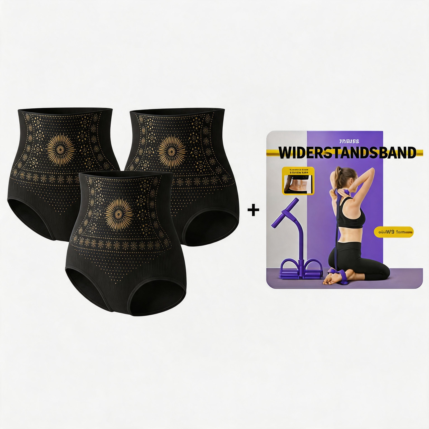 💥 LIMITED DEAL: -50% 👙 Höga midja shaping shorts för damer 🔥 slätar ut, lyfter & ger snygg silhuett ✨