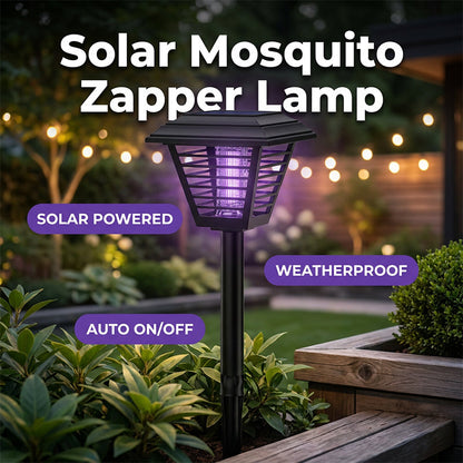 ✨ 50% SPAREN ☀️ Solar Gartenlicht mit integriertem Mücken-Zapper 🦟 2-in-1 Schutz für entspannte Abende im Freien 💥
