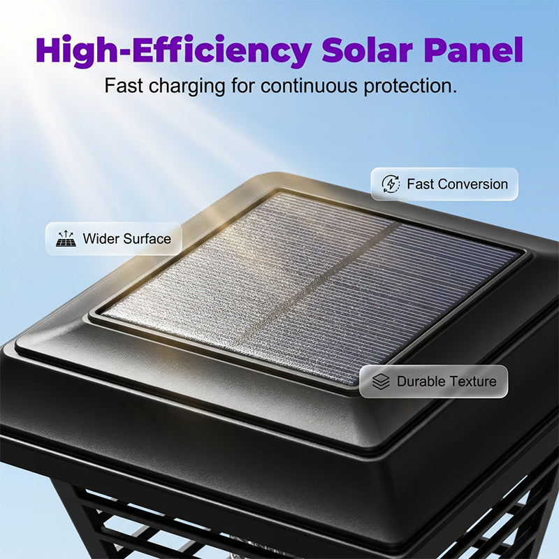 ✨ 50% SPAREN ☀️ Solar Gartenlicht mit integriertem Mücken-Zapper 🦟 2-in-1 Schutz für entspannte Abende im Freien 💥
