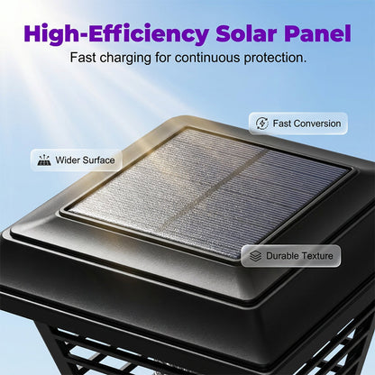 ✨ 50% SPAREN ☀️ Solar Gartenlicht mit integriertem Mücken-Zapper 🦟 2-in-1 Schutz für entspannte Abende im Freien 💥