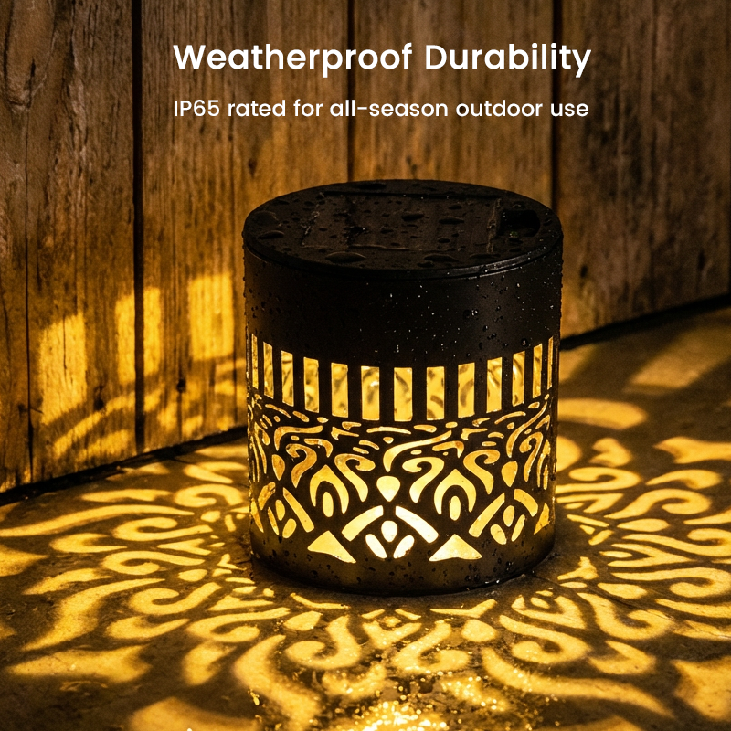 ☀️🔥 -50% RABATT 🎉 Solcellsdriven Mandala Projektorlampa – magisk Lichtprojektion für Garten & Terrasse ✨🌙