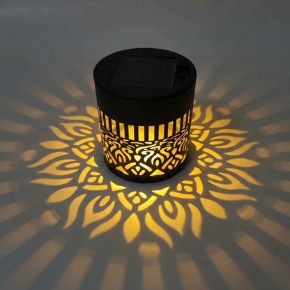 ☀️🔥 -50% RABATT 🎉 Solcellsdriven Mandala Projektorlampa – magisk Lichtprojektion für Garten & Terrasse ✨🌙