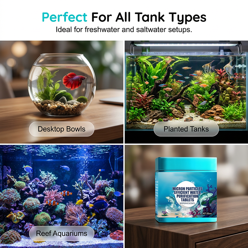 💎 50% RABATT 🐟 Friskare akvarium på nolltid 🌿 Effektiva vattenreningstabletter – enkel skötsel för varje fiskägare ✨