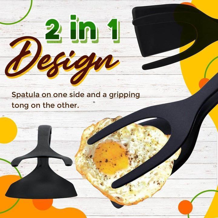 🍳 50% RABATT 🔥 2-i-1 Spatelklämma – smart kökshjälp för enklare matlagning 🥩 Värmetålig silikon & halkfritt grepp ✨