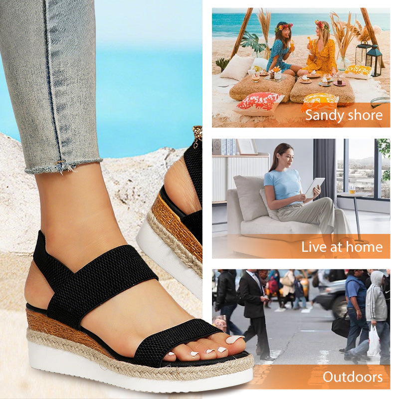 👡 SOMMARFAVORIT 2026 💕 50% REA 🔥 Eleganta damsandaler med mjuk tjock sula – snygga nog för stan, bekväma nog hela dagen ☀️