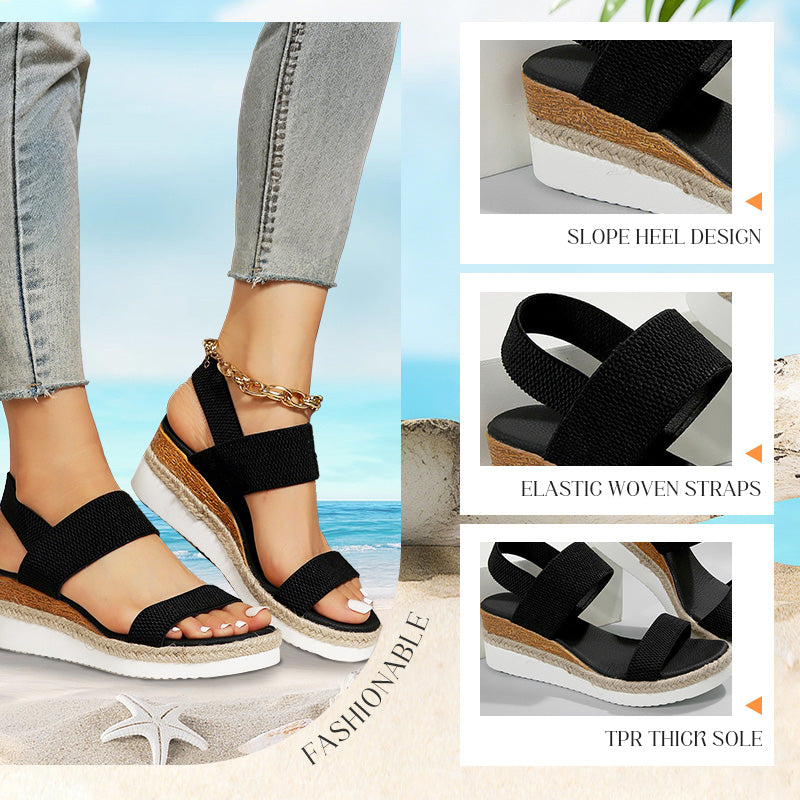 👡 SOMMARFAVORIT 2026 💕 50% REA 🔥 Eleganta damsandaler med mjuk tjock sula – snygga nog för stan, bekväma nog hela dagen ☀️