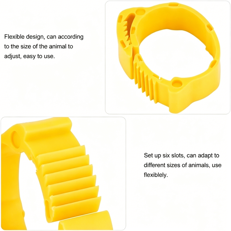 💥 50% RABATT 🐔 Smarta snäppband för höns & fjäderfä 🔧 mjukt plastmaterial, lätt att använda & tydlig märkning ✨