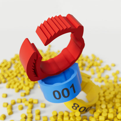 💥 50% RABATT 🐔 Smarta snäppband för höns & fjäderfä 🔧 mjukt plastmaterial, lätt att använda & tydlig märkning ✨