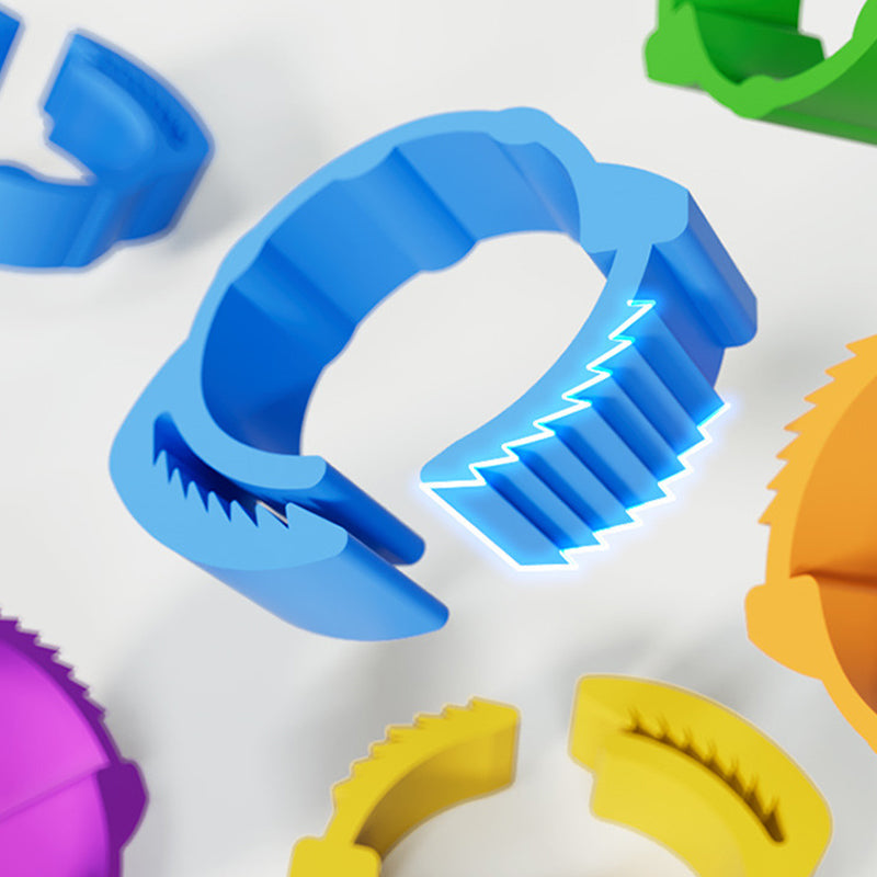 💥 50% RABATT 🐔 Smarta snäppband för höns & fjäderfä 🔧 mjukt plastmaterial, lätt att använda & tydlig märkning ✨