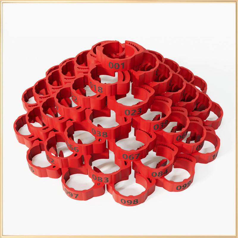 💥 50% RABATT 🐔 Smarta snäppband för höns & fjäderfä 🔧 mjukt plastmaterial, lätt att använda & tydlig märkning ✨