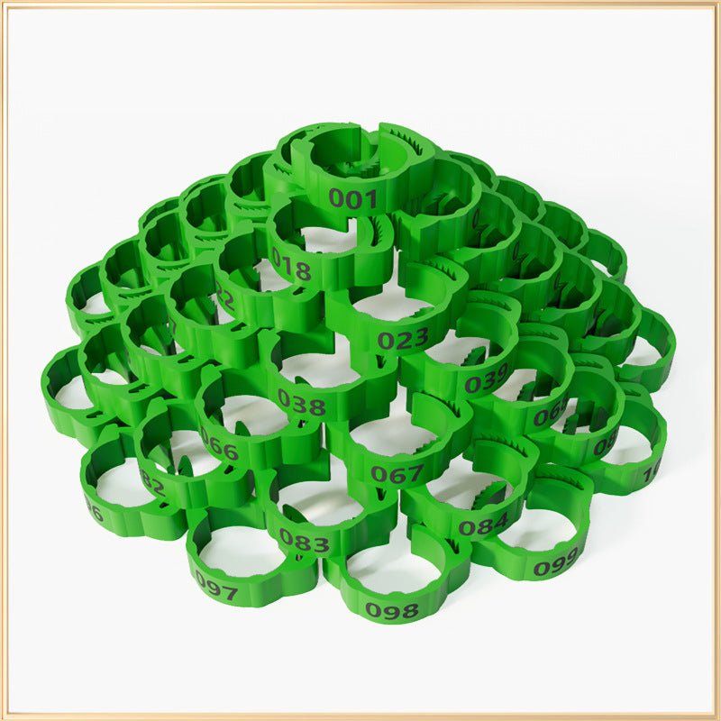 💥 50% RABATT 🐔 Smarta snäppband för höns & fjäderfä 🔧 mjukt plastmaterial, lätt att använda & tydlig märkning ✨
