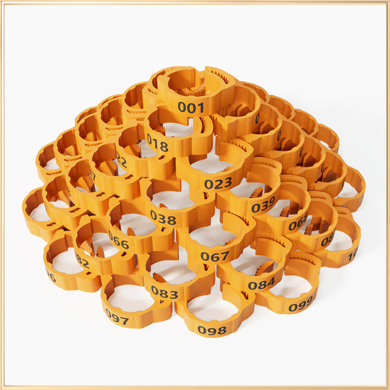 💥 50% RABATT 🐔 Smarta snäppband för höns & fjäderfä 🔧 mjukt plastmaterial, lätt att använda & tydlig märkning ✨