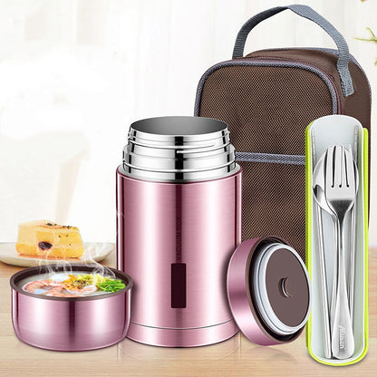 🍲 50% RABATT NU! 🔥 Håll maten varm & fräsch 🌿 316 rostfri matbehållare – vakuumisolerad, läckagesäker & perfekt för jobb, skola & picknick 🥄✨