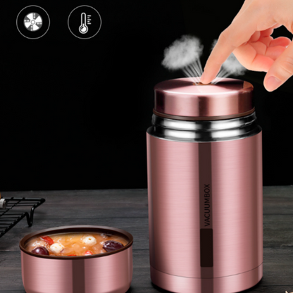 🍲 50% RABATT NU! 🔥 Håll maten varm & fräsch 🌿 316 rostfri matbehållare – vakuumisolerad, läckagesäker & perfekt för jobb, skola & picknick 🥄✨