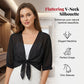 📢📢50% DI SCONTO !! ⏰Top corto da donna elegante in chiffon con lacci sul davanti