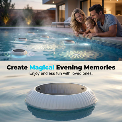 ☀️💎 50% RABATT 🌊 Flytande LED-poollampa med solenergi & fjärrstyrning 💡 gör varje sommarkväll magisk ✨