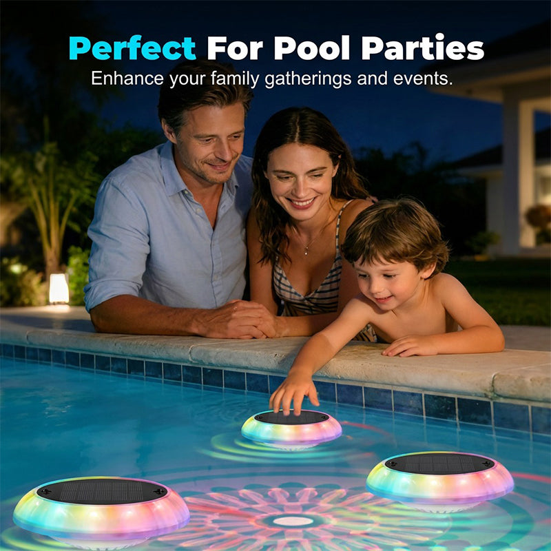 ☀️💎 50% RABATT 🌊 Flytande LED-poollampa med solenergi & fjärrstyrning 💡 gör varje sommarkväll magisk ✨