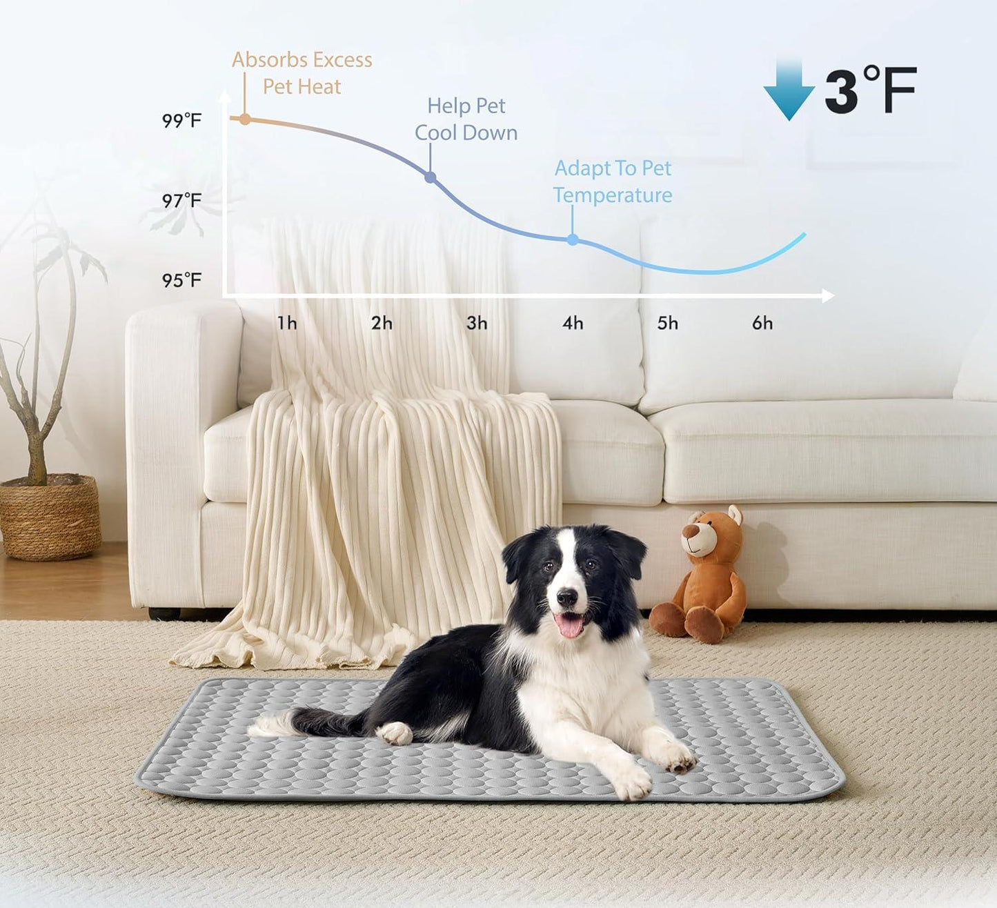 ❄️🐶 50% rabatt ✨ Kylmatta för hundar – håller din hund sval & bekväm under varma sommardagar 🌿