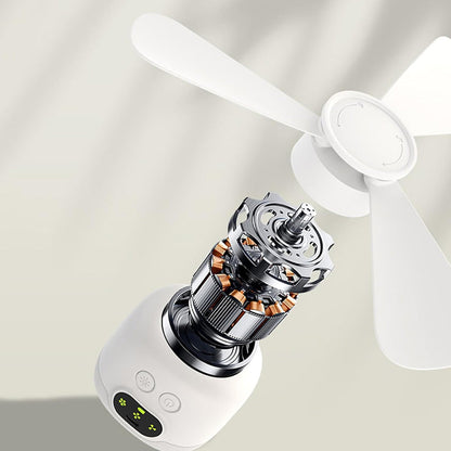 🌿✨ 50% OFF – Smart & portabel takfläkt med LED-lampa 🌬️ Skapa en sval och behaglig känsla var du än är 💡