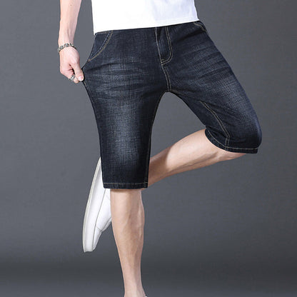 🔥 50% rabatt 👖 Lätta stretch-denimshorts för män ✨ 3D-passform för maximal komfort & naturlig rörelse hela dagen