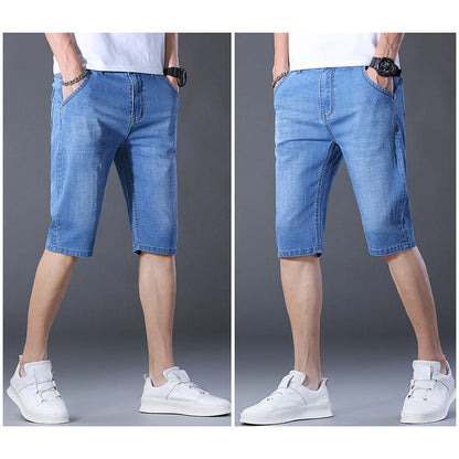🔥 50% rabatt 👖 Lätta stretch-denimshorts för män ✨ 3D-passform för maximal komfort & naturlig rörelse hela dagen
