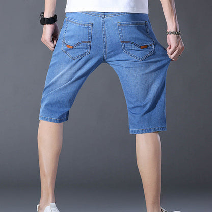 🔥 50% rabatt 👖 Lätta stretch-denimshorts för män ✨ 3D-passform för maximal komfort & naturlig rörelse hela dagen