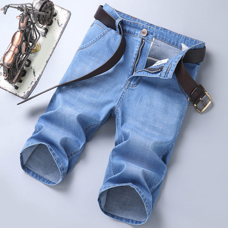 🔥 50% rabatt 👖 Lätta stretch-denimshorts för män ✨ 3D-passform för maximal komfort & naturlig rörelse hela dagen