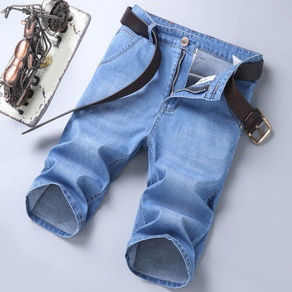 🔥 50% rabatt 👖 Lätta stretch-denimshorts för män ✨ 3D-passform för maximal komfort & naturlig rörelse hela dagen