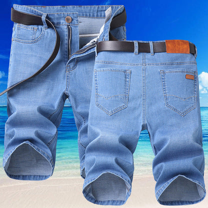 🔥 50% rabatt 👖 Lätta stretch-denimshorts för män ✨ 3D-passform för maximal komfort & naturlig rörelse hela dagen