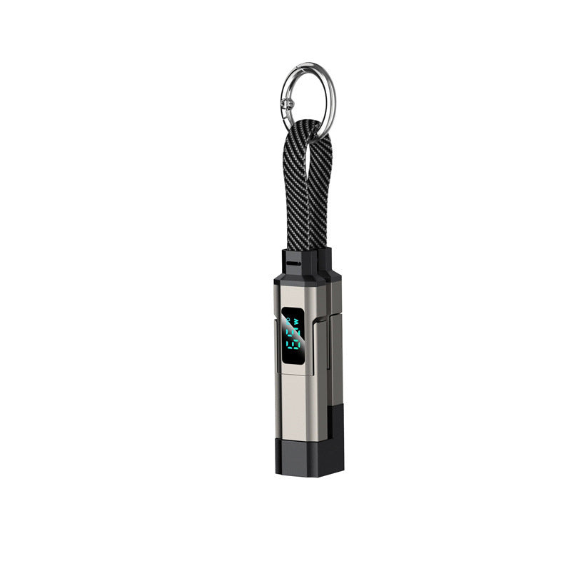⚡ 50% RABATT 💎 Multifunktionell 4-i-1 laddningskabel med nyckelring 🔑 liten, smart & extremt praktisk ✨