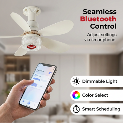 🔥🎁 NYHET – 50% RABATT ✨ 3-i-1 takfläkt med belysning & Bluetooth-högtalare 🔊💡 Smart komfort för moderna hem