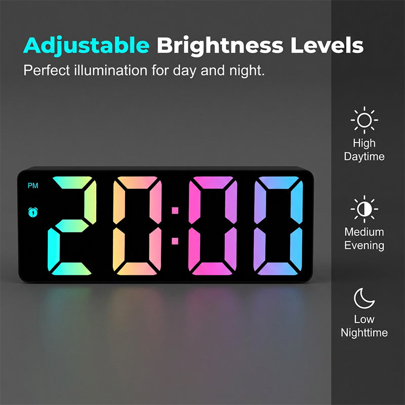 🎉 50% RABATT – Sista dagen! ⏰✨ LED Digital Alarm Clock med spegelyta 💡 Stilren design för ett modernare sovrum 🏡