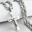 🔥 50% rabatt ✝️ Vintage kedjehalsband för herr – stilrent korshänge med exklusiv känsla ✨
