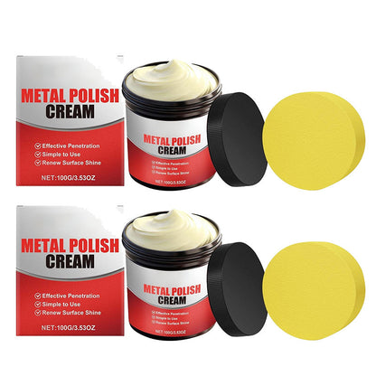 🔥 50% RABATT ✨ Metallpoleringskräm 🪞 Ger ny glans på sekunder – tar bort smuts, oxidation & fläckar 💎